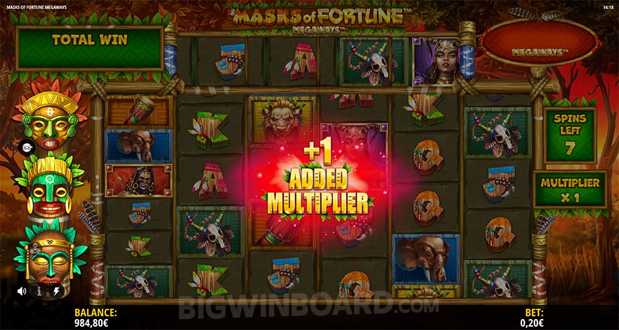 Masks of Fortune Megaways slot